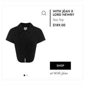 With Jean Tess Top in Black